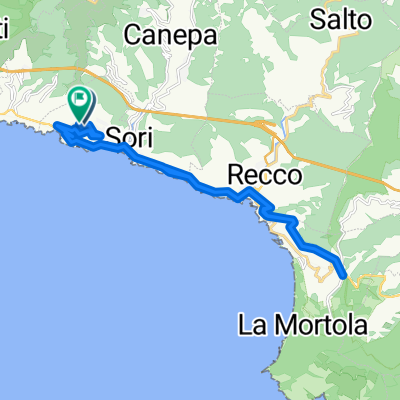 Via San Bernardo, Pieve Ligure nach Via Consiglietto, Pieve Ligure