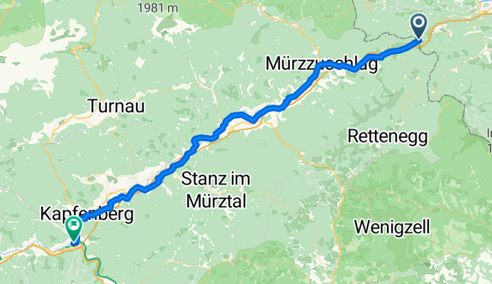 L4168, Semmering to Koloman-Wallisch-Platz, Bruck an der Mur