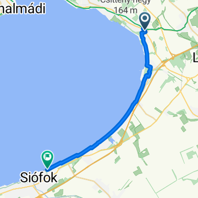 Bercsényi lejáró, Balatonakarattya - Táncsics Mihály utca, Siófok