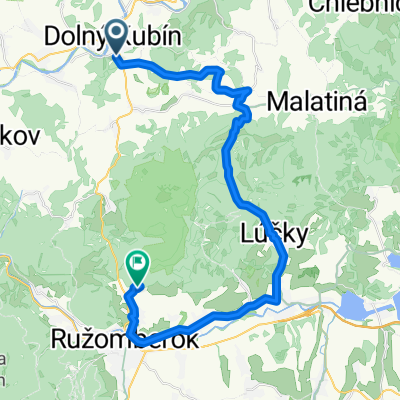 DK- Srňacie- Osádka- Lúčky- RK- hrad Likava