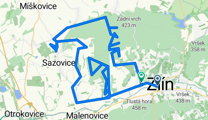 náměstí Míru do Mladcovská