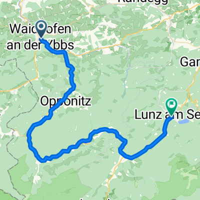 Route zu Lunz am See