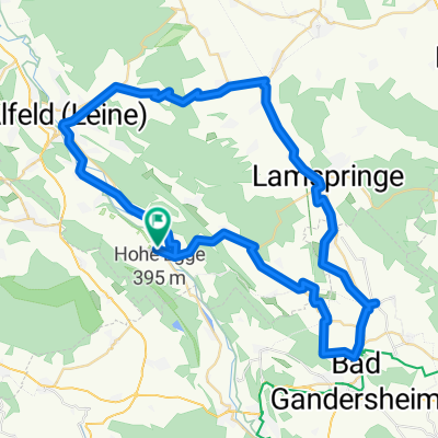 Route in Freden (Leine)