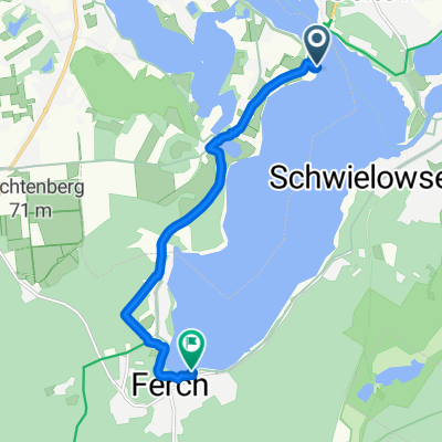 Petzow, Werder (Havel) nach Seeweg 5, Schwielowsee