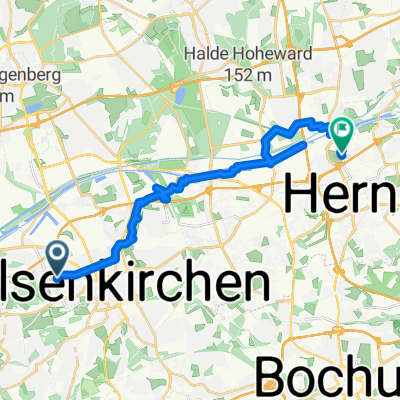 Laarmannshof, Gelsenkirchen nach Karl-Brandt-Weg, Herne