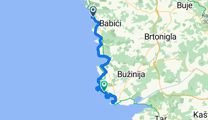 Križine 28A nach Kastanija