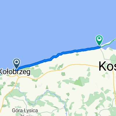 T Kościuszki, Kołobrzeg do T Kościuszki, Mielno