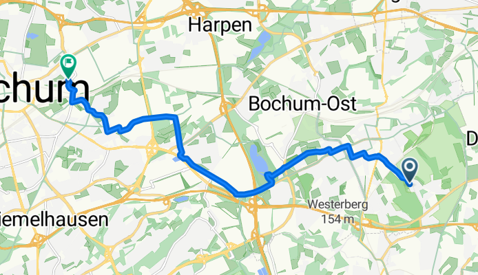 Grabelohstraße, Bochum nach Flurstraße, Bochum