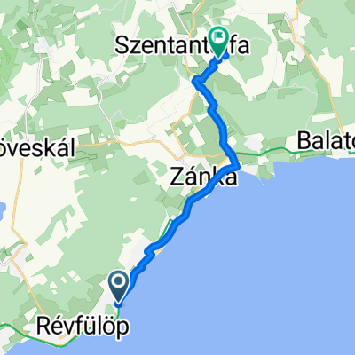 Csuki utca, Balatonszepezd to Szentantalfa