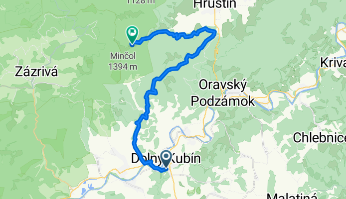 DK- (Koliesko - s.Príslop) - Hruštín/ Zábava