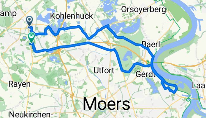 Freiherr-vom-Stein-Straße nach Wilhelminenstraße