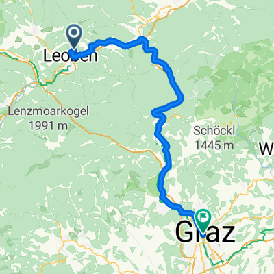 Leoben bis Graz