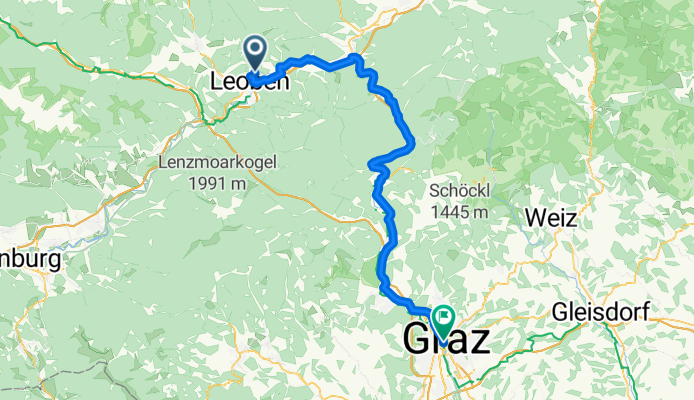 Leoben bis Graz