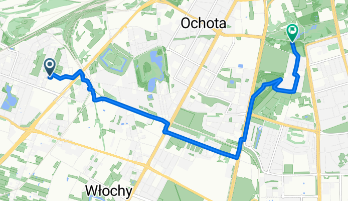 Naukowa, Warszawa do Rokitnicka, Warszawa