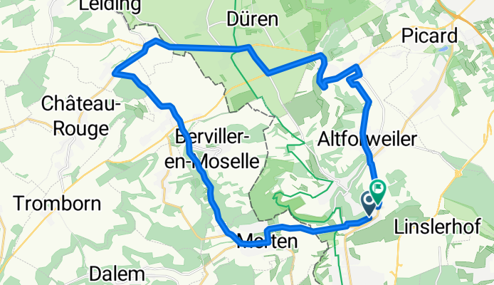 Am Wald, Überherrn nach Am Wald, Überherrn