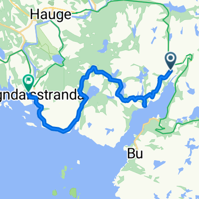 Åna-Sira-veien to Strandgaten