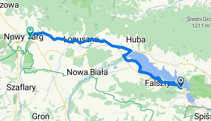 Cisowa, Niedzica do Waksmundzka, Nowy Targ