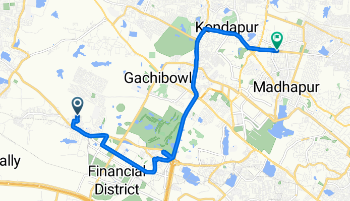 Gowlidoddy to F92R+V8J