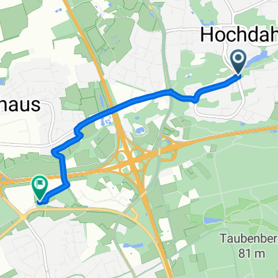 Beckhauser Straße, Erkrath nach Diekhaus, Hilden