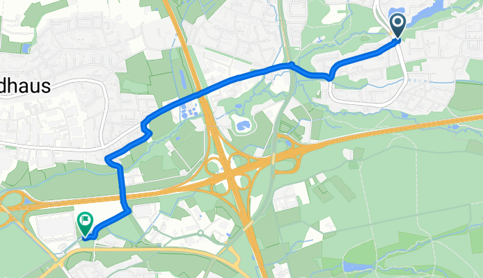 Beckhauser Straße, Erkrath nach Diekhaus, Hilden