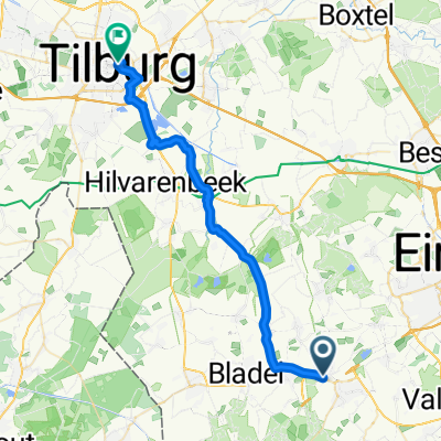 Wolverstraat, Duizel naar Willem II-Passage, Tilburg