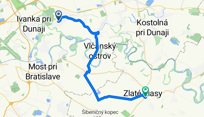 Trnavská, Bernolákovo až Záhradnícka ulica, Zlaté Klasy