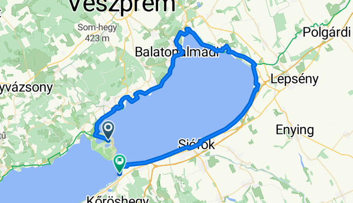 Major utca, Tihany - Hattyú utca, Szántód