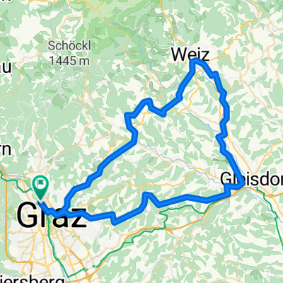 Graz - Weiz - Gleisdorf - Graz