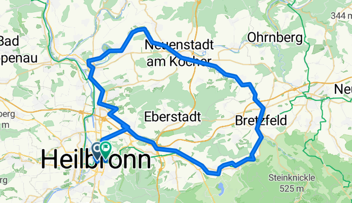 Karlstraße nach Eberstädter Straße