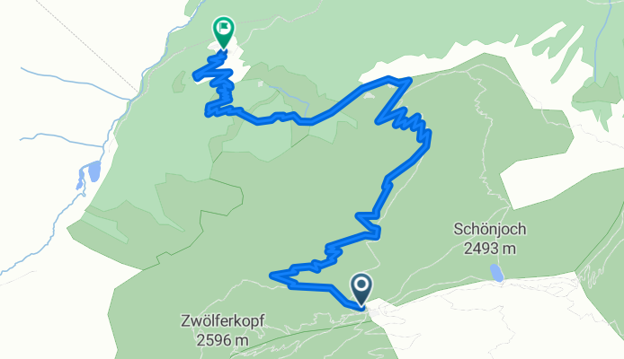 Schonjoch nach Schöngampalm