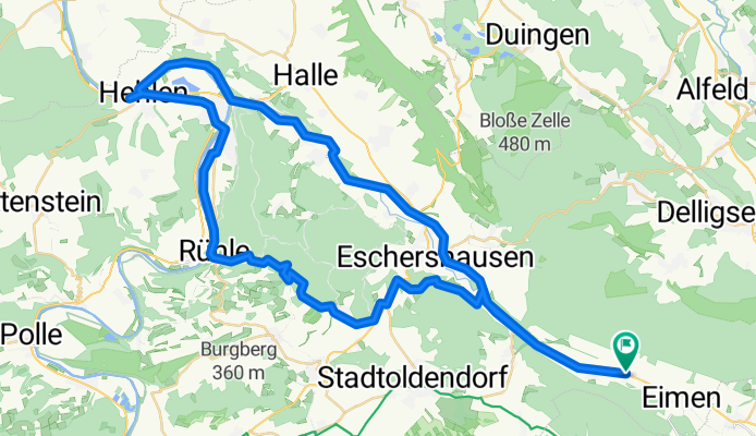 Eichenstraße nach Eichenstraße