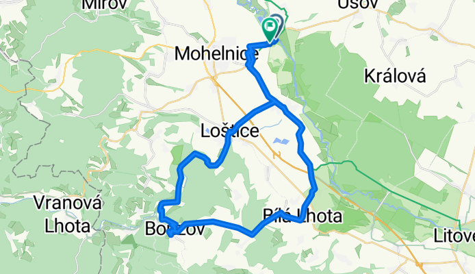 Trasa do Uničovská 400/20