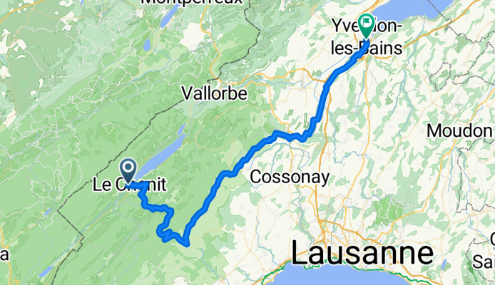 Grand-Rue, Le Sentier nach Place Pestalozzi, Yverdon-les-Bains