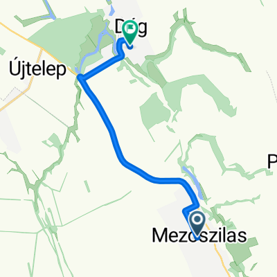 Zárda utca, Mezőszilas - Rákóczi Ferenc utca, Dég