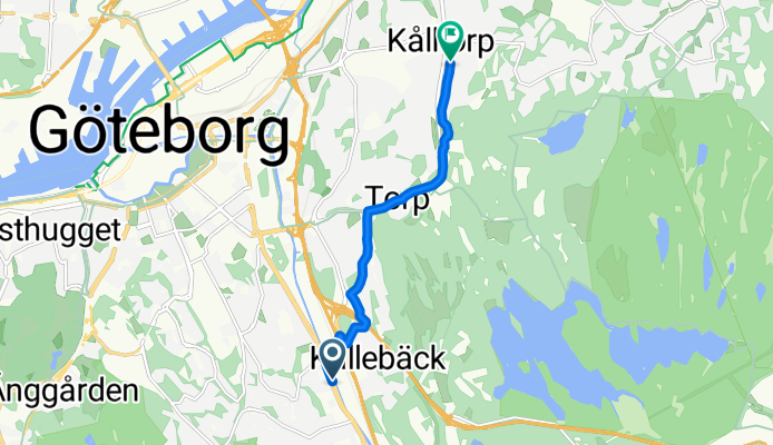 Grafiska vägen, Göteborg do Stobéegatan, Göteborg