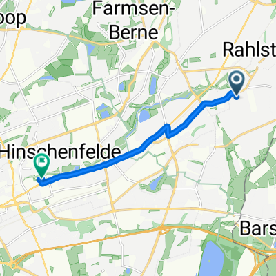 Wittigstieg nach Wandsbeker Zollstraße 87-89