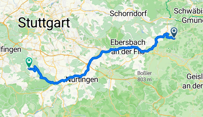 Ottenbach - Schlaitdorf