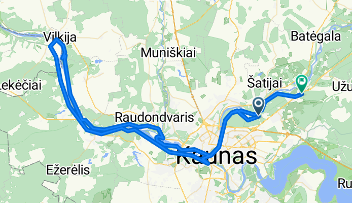 Kleboniškio to Vilniaus gatvė