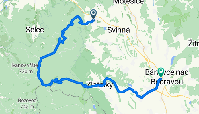 Trenčianske Jastrabie do Bánovce nad Bebravou
