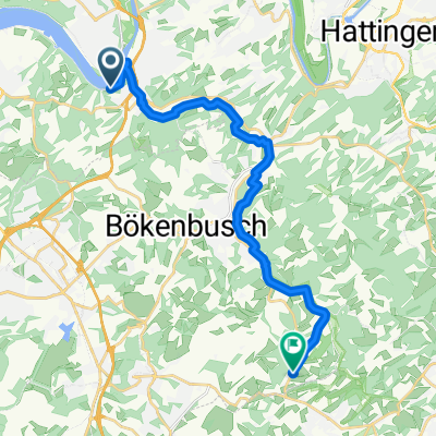 Hardenbergufer, Essen nach Nordrather Straße, Velbert