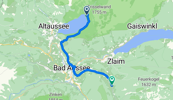 Fischerndorf, Altaussee nach Radlingstraße, Bad Aussee