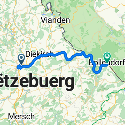 De Avenue J-F Kennedy à Ferschweilerstraße