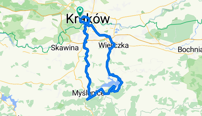 Armii Krajowej, Kraków do Kołowa, Kraków