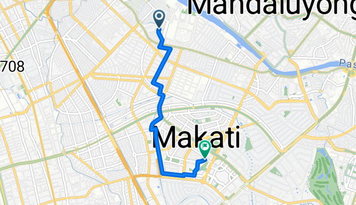 Route in Makati City
