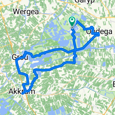 De Pontjesroute (45 km) Eernewoude | Nationaal Park De Alde Feanen (fietsroute: 1399989) - route.nl