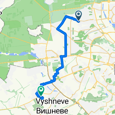 Александра Олеся улица, Киев до Зелёная улица, Софиевская Борщаговка