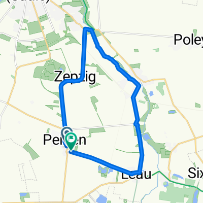 Hallesche Straße nach Peißener Hauptstraße