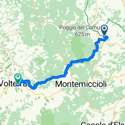Via dei Marsili, San Gimignano a Viale dei Filosofi, Volterra