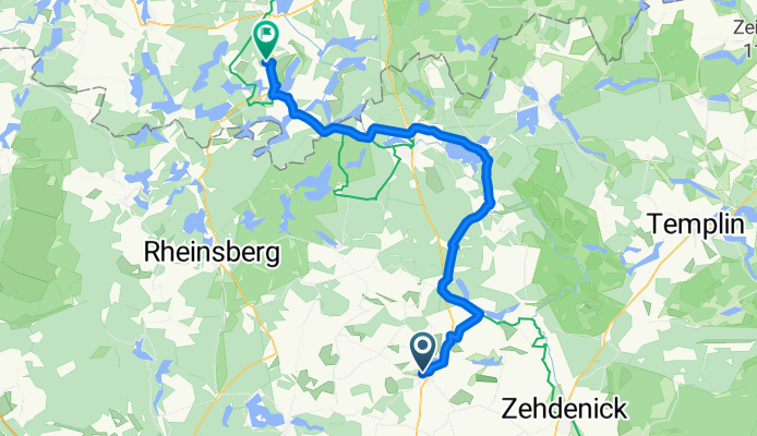 Schinkelplatz nach Johannesruh