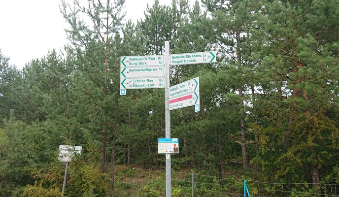 Foto 1 de la ruta de Bikemap "Runde Scheibe-See Bernsteinsee"